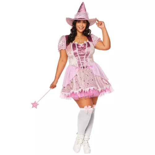 Adult Bewitching Beauty Pink Dress Costume 6 Adult Bewitching Beauty Pink Dress Costume