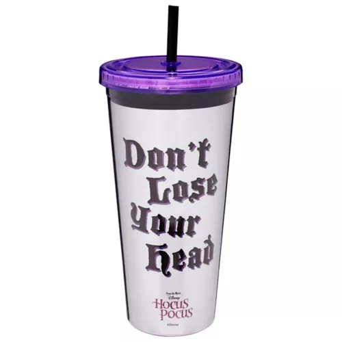 Don\'t Lose Your Head Cup with Straw 20 oz. - Hocus Pocus