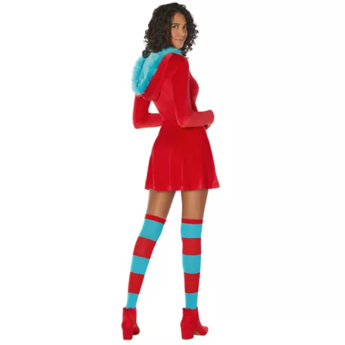 Adult Thing 1 and Thing 2 Dress Costume - Dr. Seuss