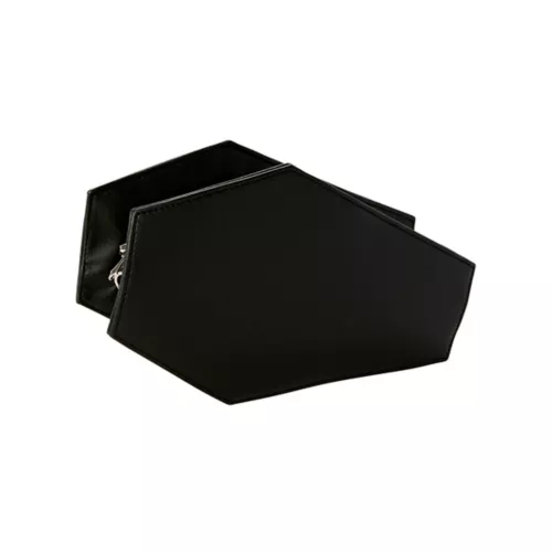 Black Coffin Crossbody Bag