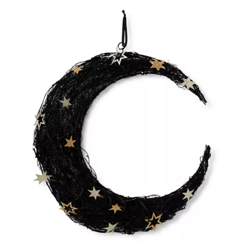 2 Ft Tarot LED Light-Up Moon Wreath