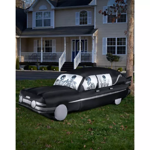 14 Ft Hearse Inflatable Decoration