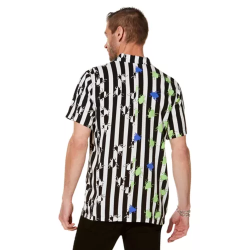 Beetlejuice Spider Button Down Shirt