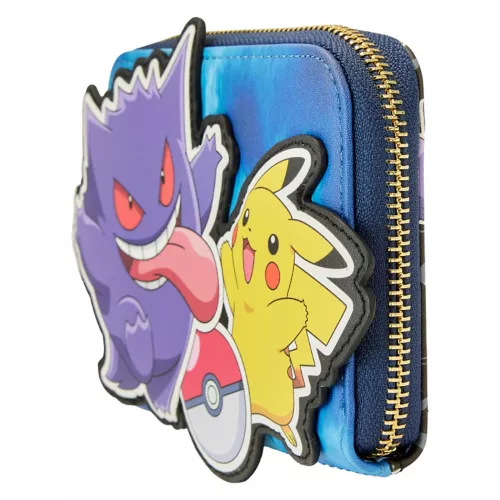 Loungefly Pikachu x Gengar Zip Wallet - Pokémon