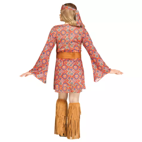 Adult Free Spirit Hippie Plus Size Costume
