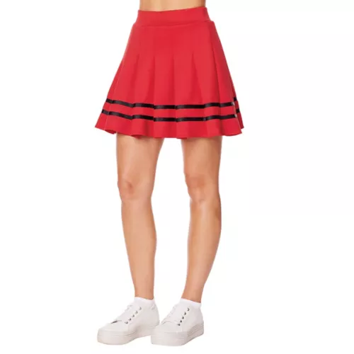 Red Cheerleader Skirt