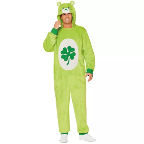 Adult  Good Luck Bear Jumpsuit Costume -  Care Bears