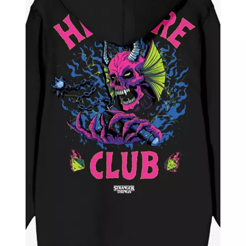 Hellfire Club Zip Hoodie - Stranger Things 4 Hellfire Club Zip Hoodie - Stranger Things
