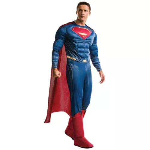 Adult Superman One Piece Costume - Batman v Superman: Dawn Of Justice