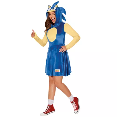 Adult Sonic Dress Costume 5 Adult Sonic Dress Costume