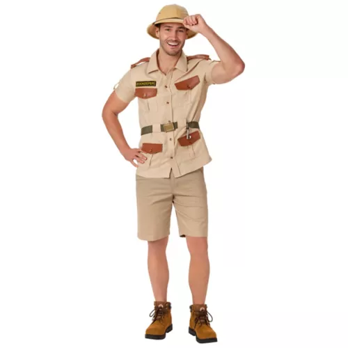 Adult Men\'s Zookeeper Plus Size Costume