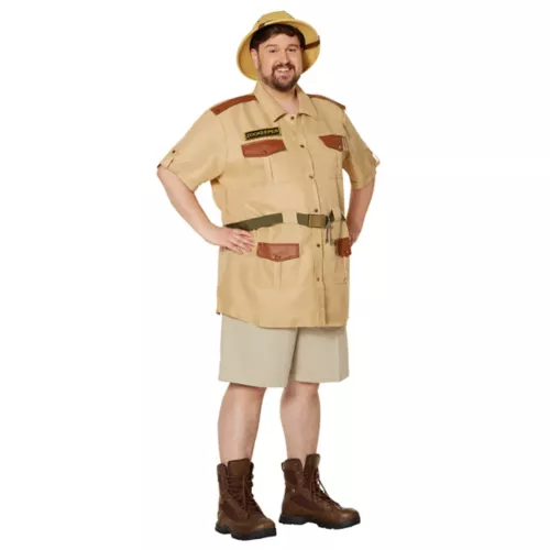 Adult Men\'s Zookeeper Plus Size Costume