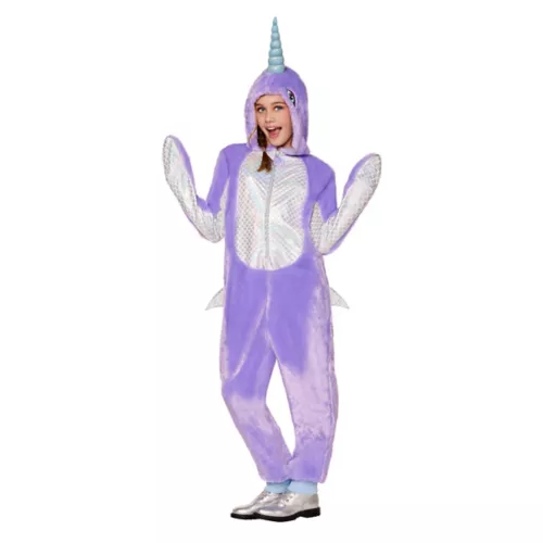 Kids Narwhal Jumpsuit Costume