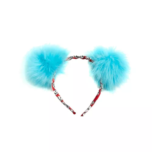Faux Fur Thing One and Thing Two Headband - Dr. Seuss