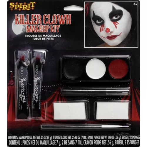Killer Clown Makeup Kit 6 Killer Clown Makeup Kit
