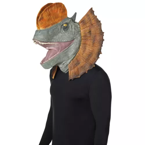 Dilophosaurus Full Mask - Jurassic Park 6 Dilophosaurus Full Mask - Jurassic Park