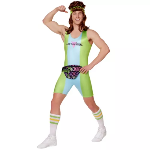 Adult \'80s Aerobics Workout Costume