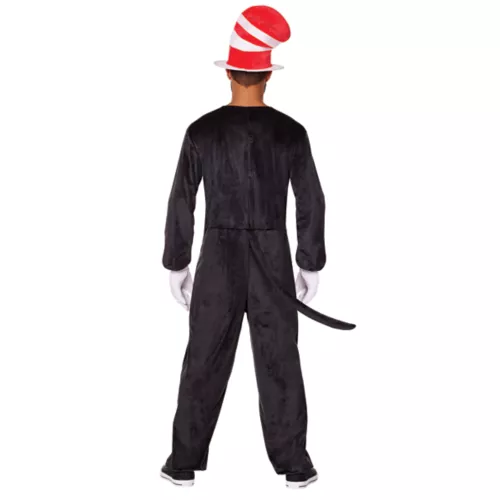 Adult Cat in the Hat One Piece Costume - Dr. Seuss