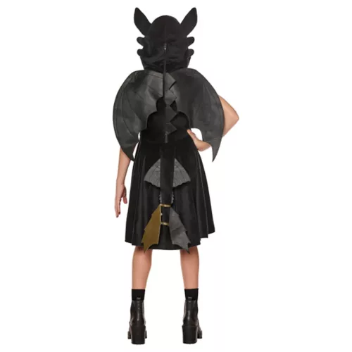 Kids Toothless Dress Costume - How to Train Your Dragon Live Action 4 Kids Toothless Dress Costume - How to Train Your Dragon Live Action