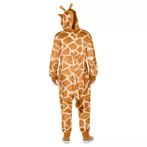 Adult Giraffe Jumpsuit Costume