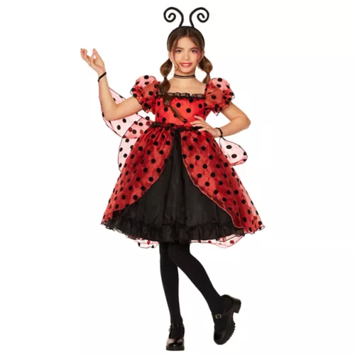 Kids Ladybug Dress Costume