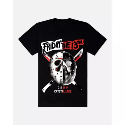 Jason Voorhees Split Mask T Shirt - Friday the 13th