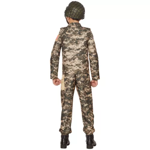 Kids Military Soldier Costume