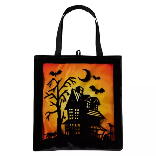 Haunted House Candy Window Tote Bag