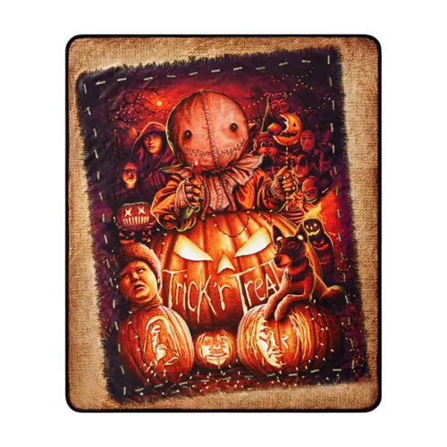 Sam Trick 'r Treat Group Fleece Blanket 4 Sam Trick \'r Treat Group Fleece Blanket