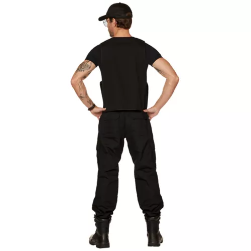 Adult Black Police Vest