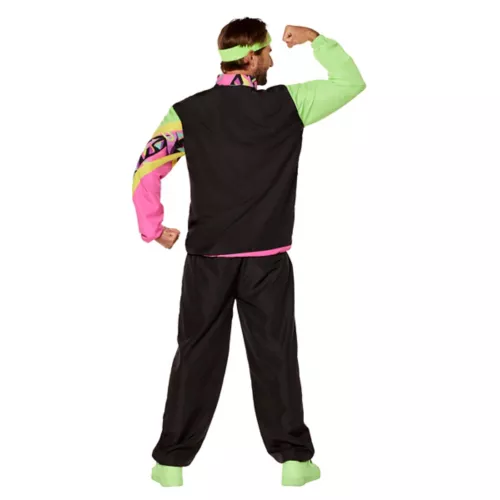 Adult 80s Neon Track Suit