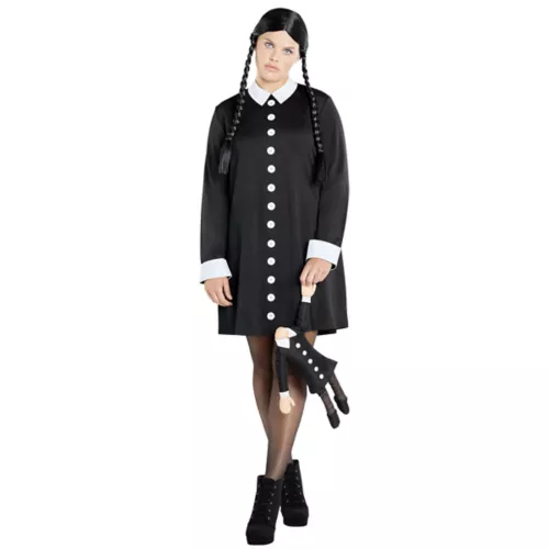 Adult Wednesday Addams Costume - The Addams Family