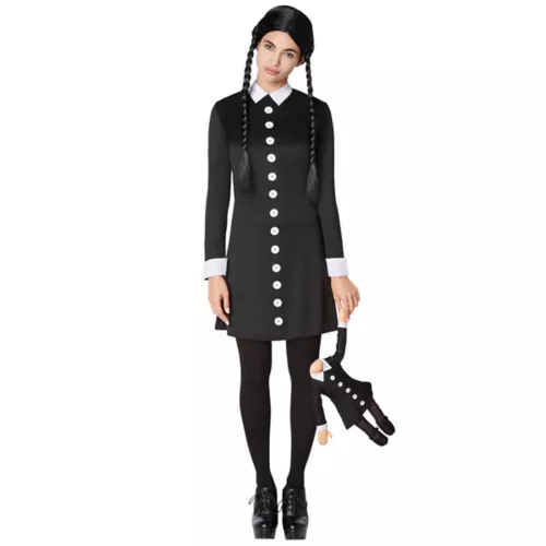Adult Wednesday Addams Costume - The Addams Family