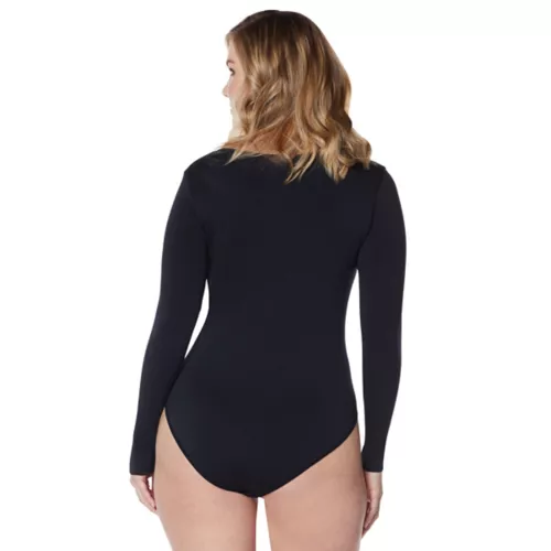 Plus Size Black Bodysuit