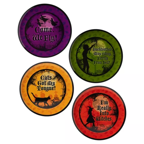 Cats Got My Tongue Hocus Pocus Plates - 4 Pack