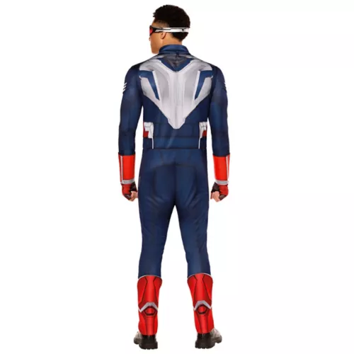 Adult Captain America Muscle Jumpsuit Costume - Captain America: Brave New World