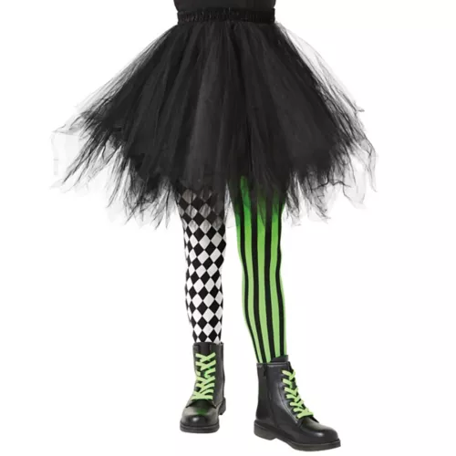 Kids Neon Clown Tights