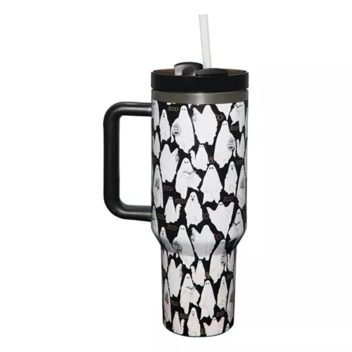 Ghost Portable Travel Tumbler with Straw - 40 oz.