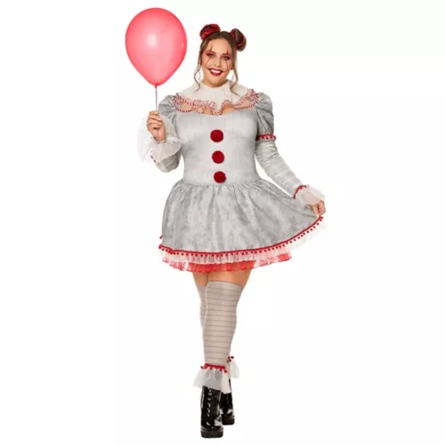 Adult Pennywise Clown Dress Costume - It: Chapter Two