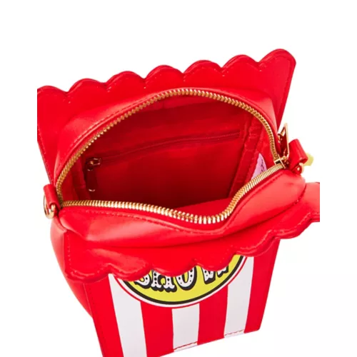 Scary Clown Popcorn Crossbody Bag