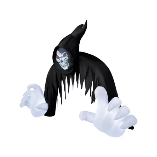 12 Ft Light-Up Jack the Reaper Archway Inflatable Decoration 11 12 Ft Light-Up Jack the Reaper Archway Inflatable Decoration