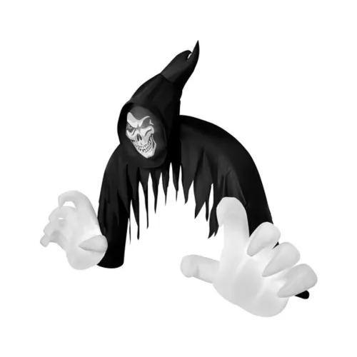 12 Ft Light-Up Jack the Reaper Archway Inflatable Decoration 7 12 Ft Light-Up Jack the Reaper Archway Inflatable Decoration