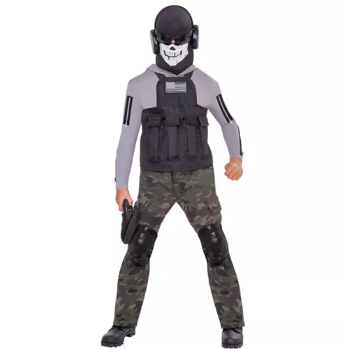 Kids Skull Commando Costume
