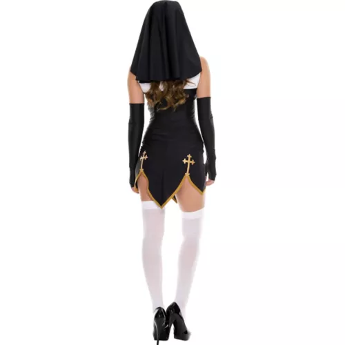 Adult Bad Habit Nun Costume