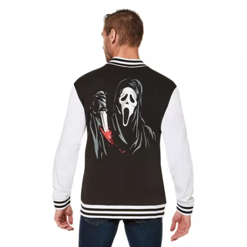 Adult Ghost Face Varsity Jacket
