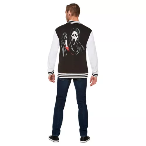 Adult Ghost Face Varsity Jacket