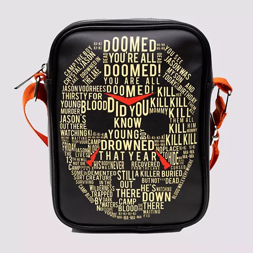 Buckle-Down Jason Voorhees Flat Crossbody Bag - Friday the 13th