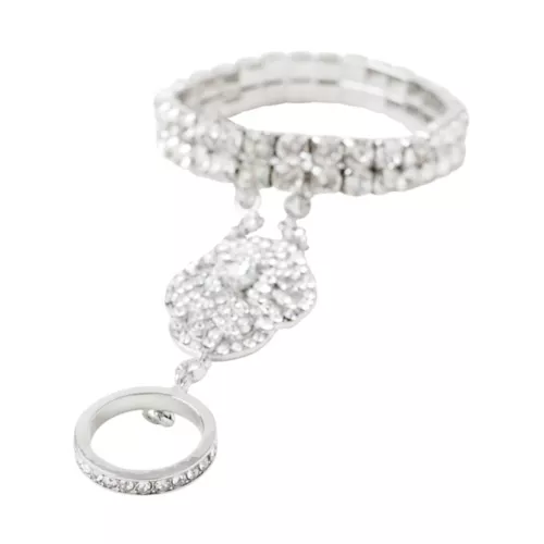 \'20s Gem Hand Chain Bracelet