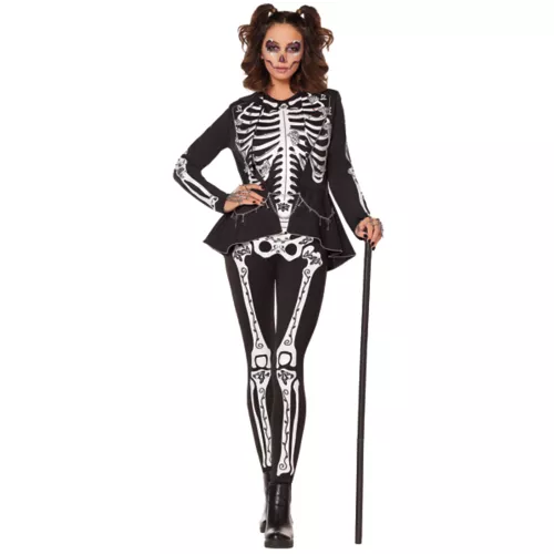 Adult Skeleton Plus Size Costume - The Signature Collection