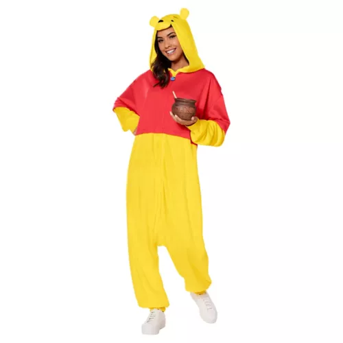Adult Pooh Jumpsuit Costume - Winnie the Pooh